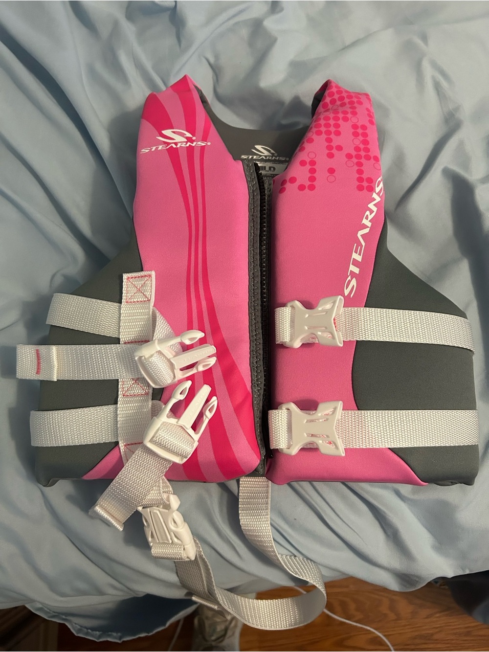 Stearns Pink Kids Life Jacket Vest